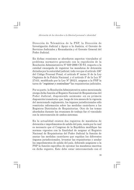 Informe Defensorial derechos libertad.pmd - Biblioteca Virtual de la ...