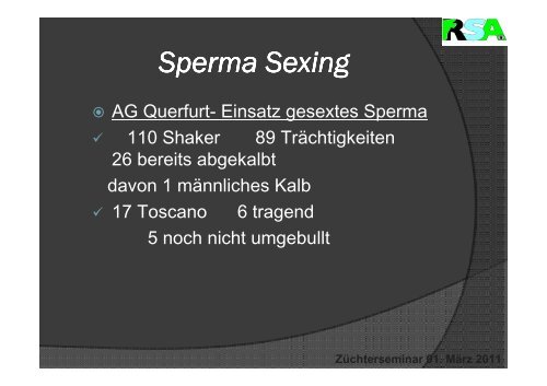 Sperma Sexing