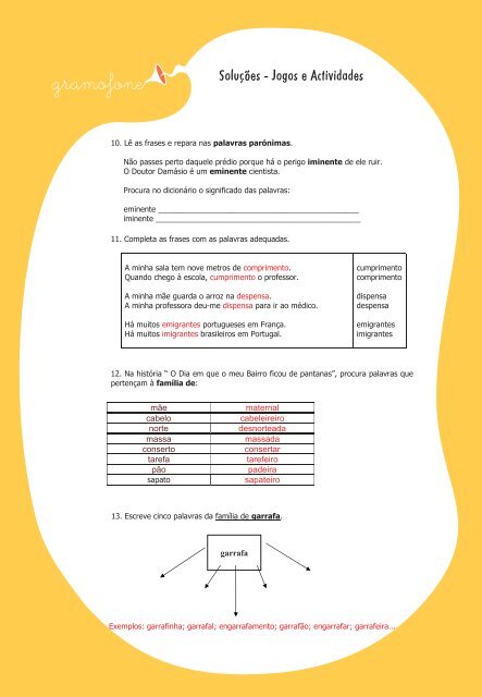 Soluções - Gramática - Junior