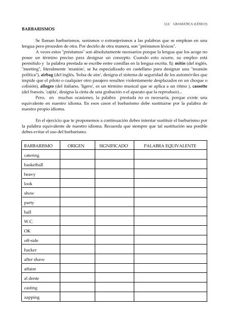 barbarismos teoría y ejercicios.pdf - aulalenguabach