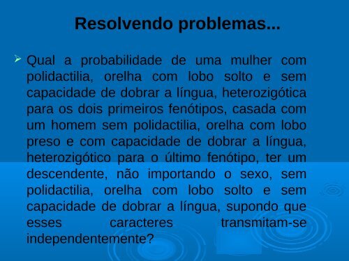 2ª Lei, Interação de genes não alelos