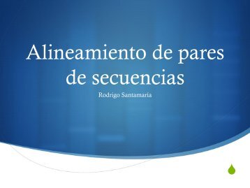 Alineamiento de pares de secuencias