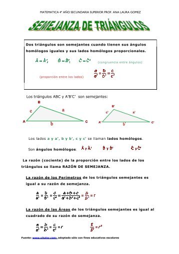 Semejanza de Triángulos - ICT