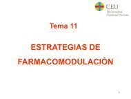 Tema 11 ESTRATEGIAS DE FARMACOMODULACIÓN - OCW CEU