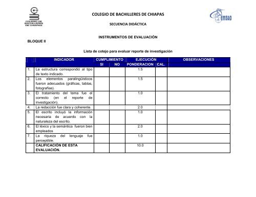 SECUENCIA DIDÁCTICA - cobach