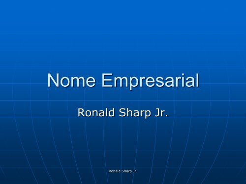 Nome Empresarial - Jucerja