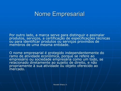 Nome Empresarial - Jucerja