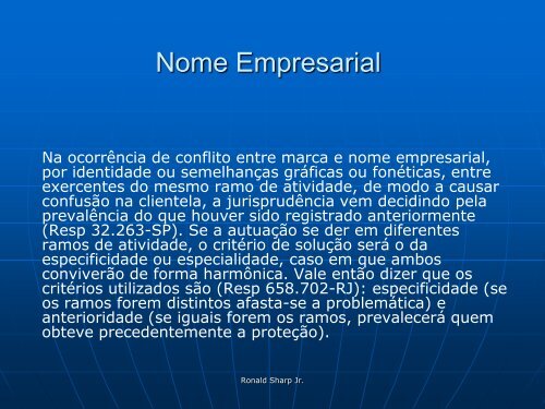 Nome Empresarial - Jucerja