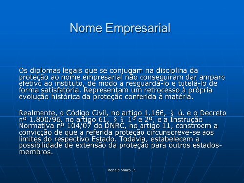 Nome Empresarial - Jucerja