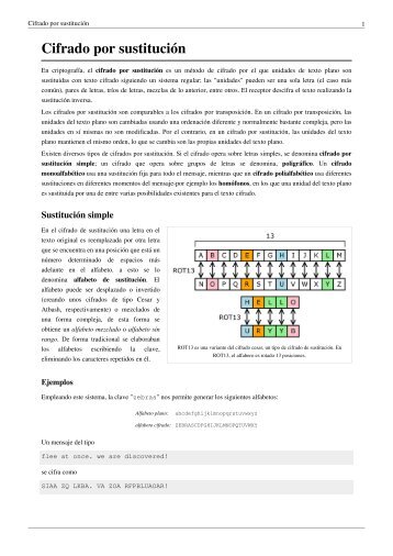 Cifrado por sustitución