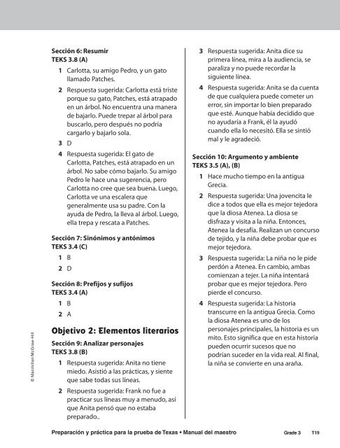 Preparación y práctica para la prueba - McGraw-Hill - Macmillan ...