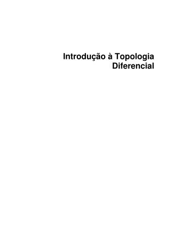 Introdução à Topologia Diferencial - Impa