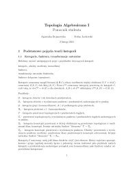 0.0 Topologia Algebraiczna I - pomocnik studenta, Rozdziały 1-7