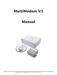 MultiModem V3 Manual