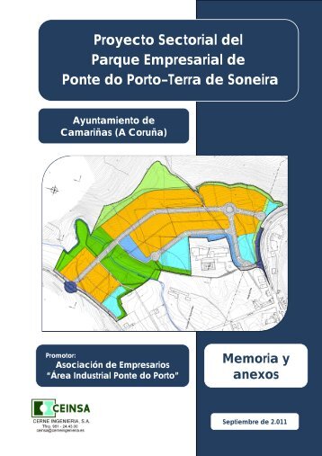 Proyecto Sectorial del Parque Empresarial de Ponte do Porto–Terra ...