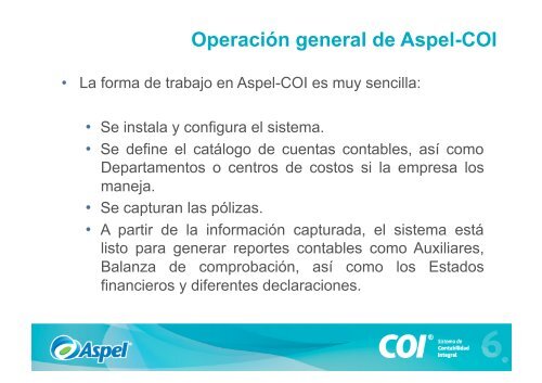 Descarga la presentación ejecutiva - Aspel