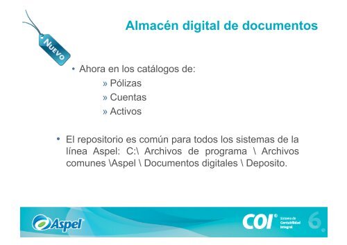 Descarga la presentación ejecutiva - Aspel