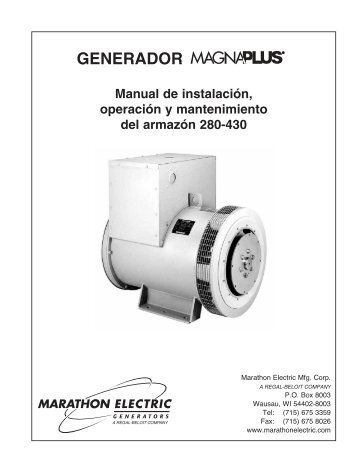 GENERADOR - Marathon Electric