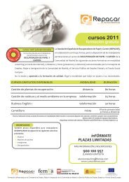 catalogo cursos gratuitos femxa madrid - Repacar