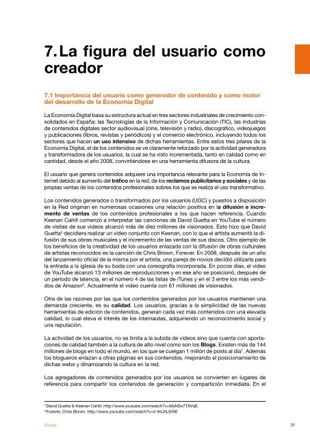 El futuro del derecho de autor y - Rooter