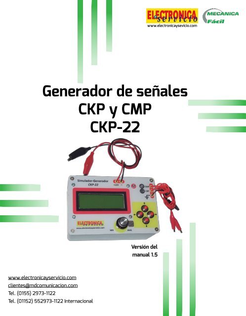 Generador de señales CKP y CMP CKP-22 - Electronica y Servicio
