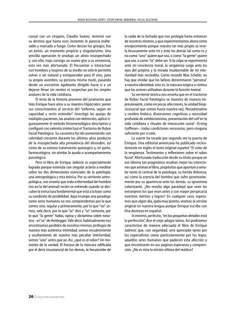 Año 5, Vol. 5 - Nº 1 Marzo - Gaceta de Psiquiatría Universitaria