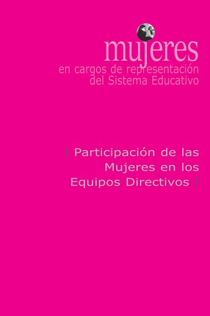 Mujeres en cargos de representación del sistema educativo