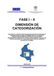 FASE I – II DIMENSIÓN DE CATEGORIZACIÓN - Comisión de ...