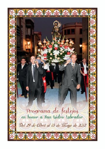 Programa Fiestas San Isidro en Utiel 2012