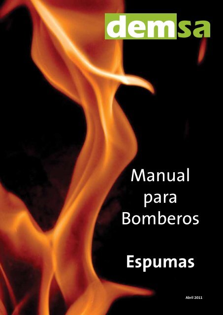 Manual para Bomberos Espumas - Demsa.com.ar