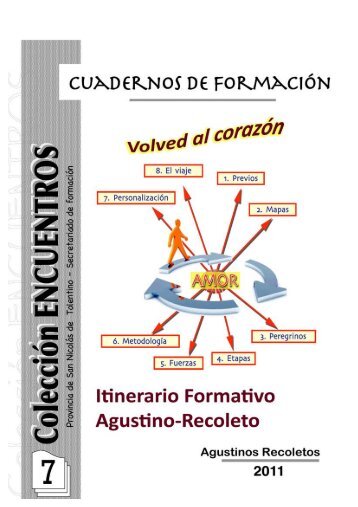 2.2. Itinerario Formativo Agustino Recoleto - Provinciasannicolas.org