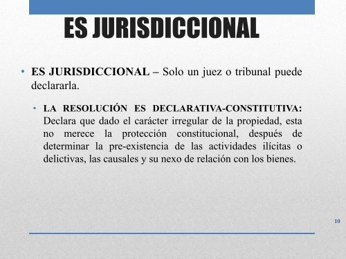 Extinción de Dominio IV - Corte de Constitucionalidad