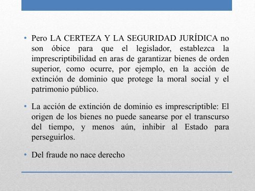 Extinción de Dominio IV - Corte de Constitucionalidad