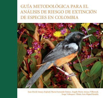 guía metodológica para el análisis de riesgo de extinción de ...