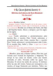 Divina Liturgia de San Basilio «El Grande