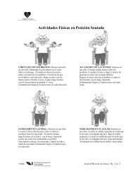 Actividades Físicas en Posición Sentada