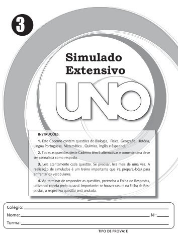 Simulado Extensivo