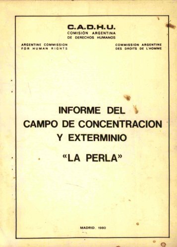 Informe del Campo de Concentracion y Extermino ... - Ruinas Digitales