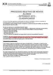 PROCESSO SELETIVO DE NOVOS ALUNOS - EXTENSIVO 2013 ...