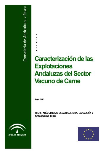 Caracterización de las Explotaciones Andaluzas del Sector Vacuno ...