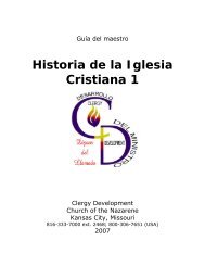 Historia de la Iglesia Cristiana 1 - Clergy Development