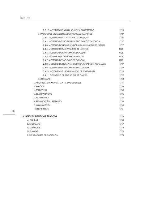 as arquitecturas de cister em portugal. a actualidade ... - Ubi Thesis