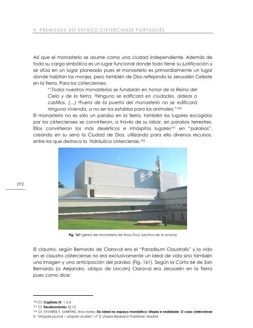 as arquitecturas de cister em portugal. a actualidade ... - Ubi Thesis