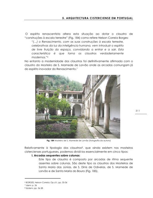 as arquitecturas de cister em portugal. a actualidade ... - Ubi Thesis