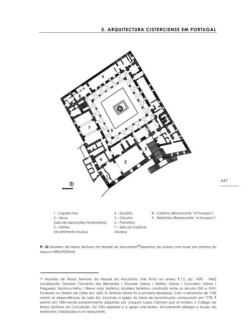 as arquitecturas de cister em portugal. a actualidade ... - Ubi Thesis