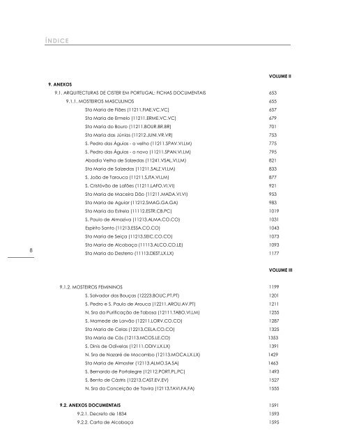 as arquitecturas de cister em portugal. a actualidade ... - Ubi Thesis