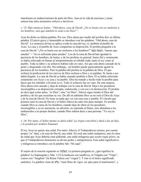 Isaías capítulo 1 - Una página de teología luterana en español