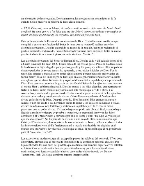 Isaías capítulo 1 - Una página de teología luterana en español
