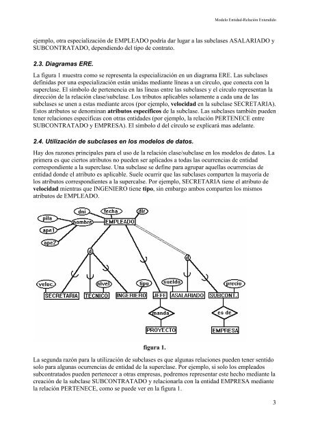 MODELO ENTIDAD-RELACION EXTENDIDO