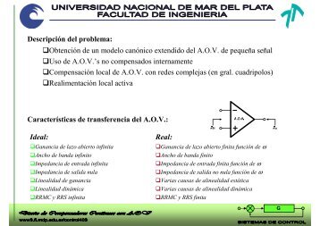 Diseño de compensadores contínuos con AOV (Clase1)